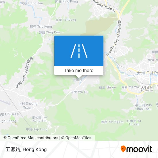 五源路地圖