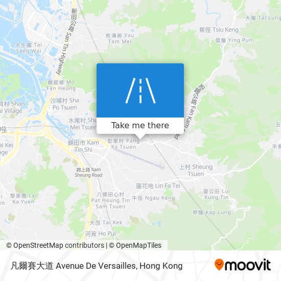 凡爾賽大道 Avenue De Versailles map