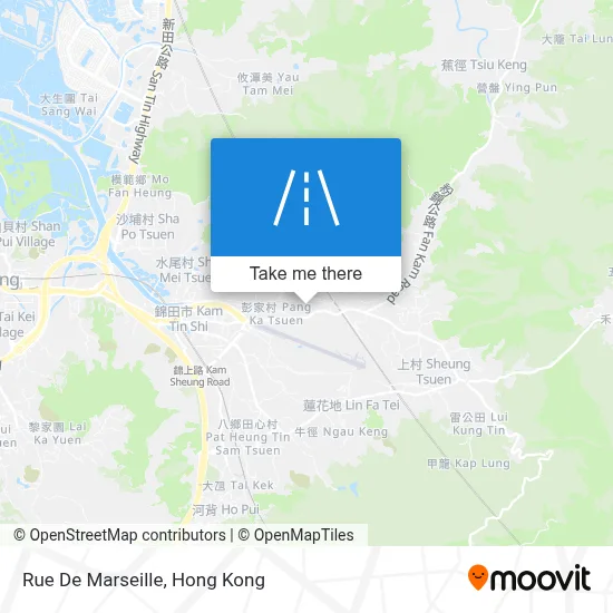 馬賽徑 Rue De Marseille地圖