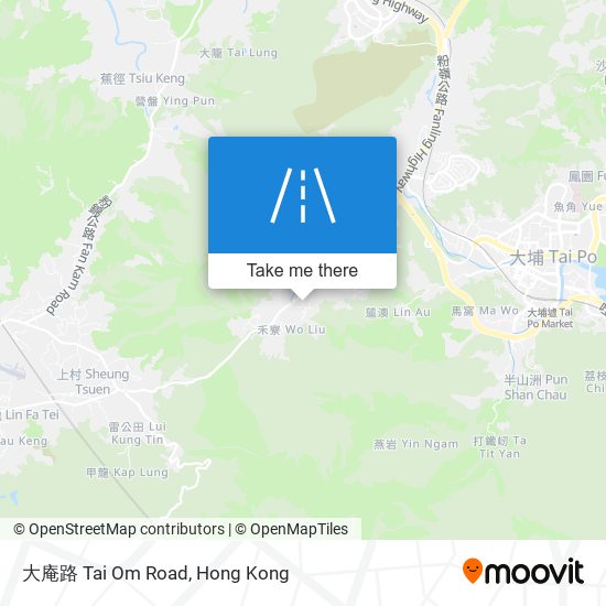 大庵路 Tai Om Road map