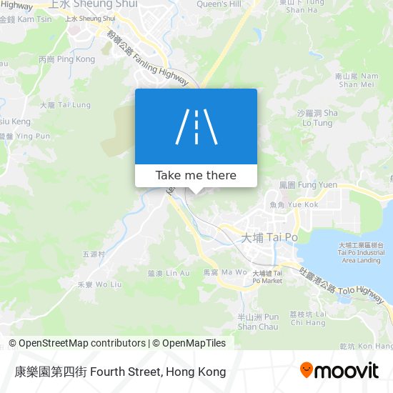 康樂園第四街 Fourth Street map