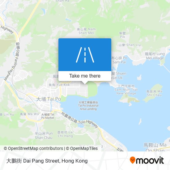 大鵬街 Dai Pang Street map