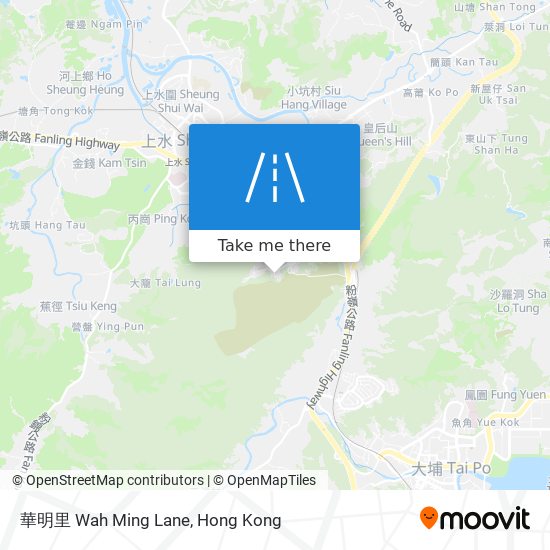 華明里 Wah Ming Lane map