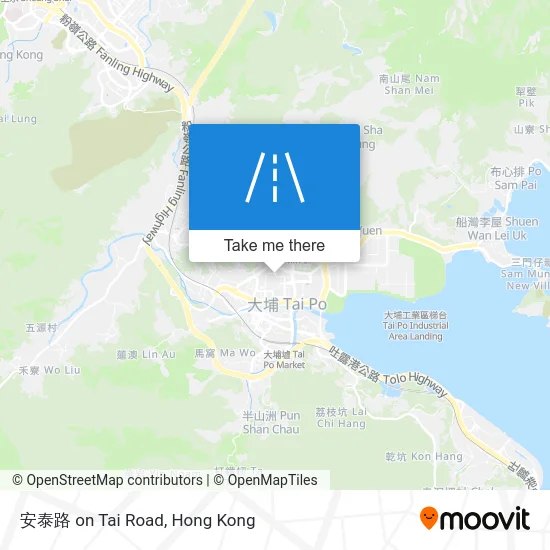 安泰路 on Tai Road map