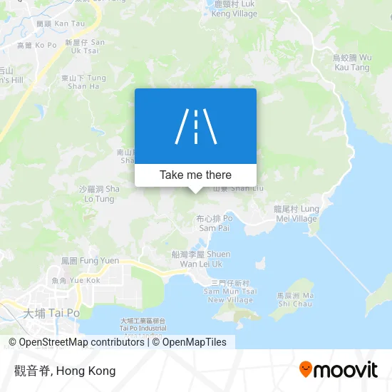 觀音脊地圖