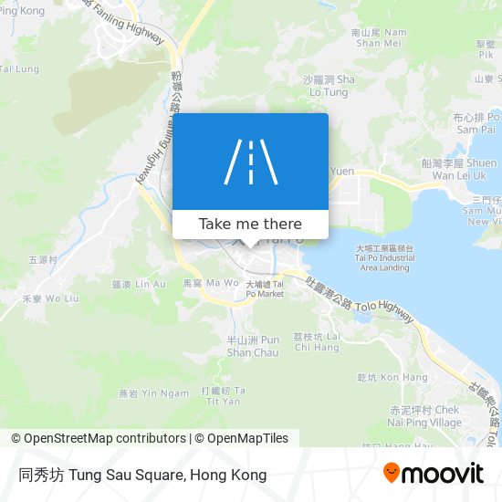 同秀坊 Tung Sau Square map