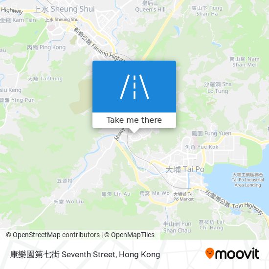 康樂園第七街 Seventh Street map