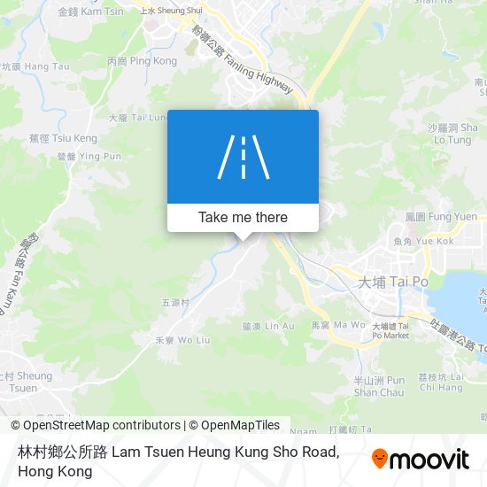 林村鄉公所路 Lam Tsuen Heung Kung Sho Road map