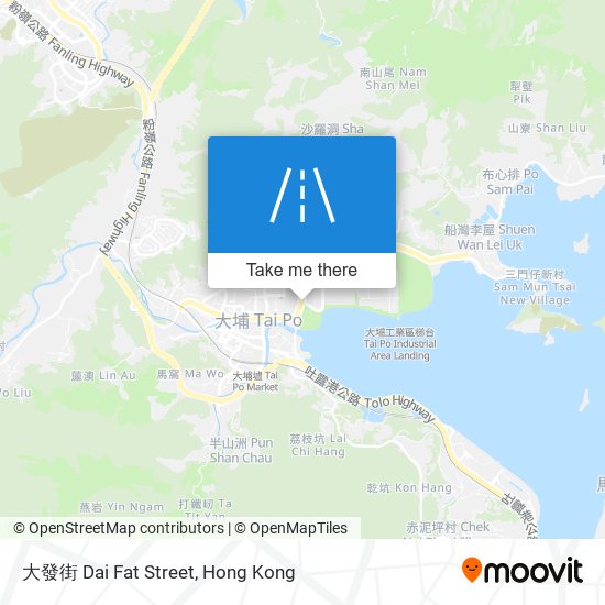 大發街 Dai Fat Street map