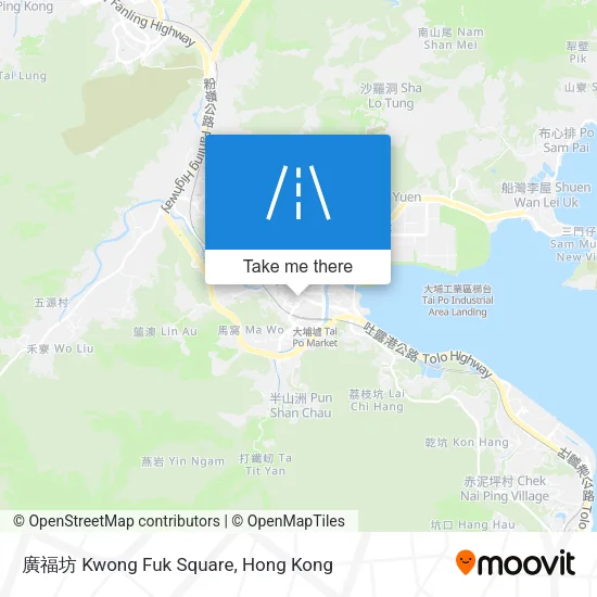 廣福坊 Kwong Fuk Square map