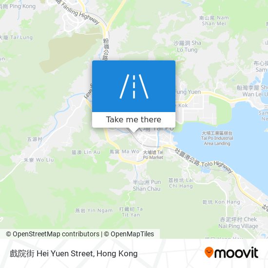 戲院街 Hei Yuen Street map