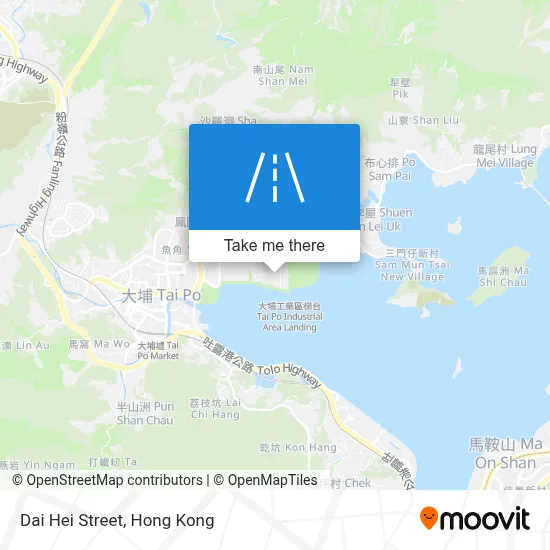 Dai Hei Street map