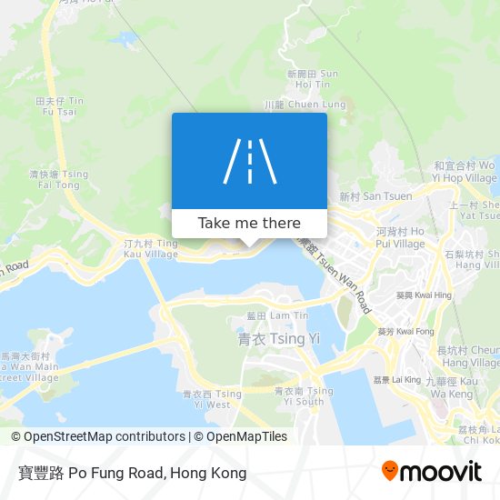 寶豐路 Po Fung Road map