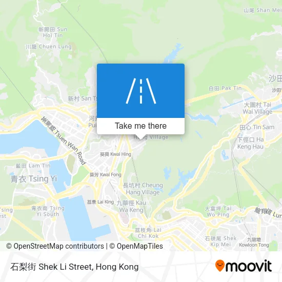石梨街 Shek Li Street地圖