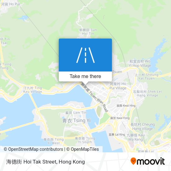 海德街 Hoi Tak Street map