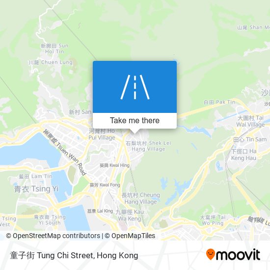 童子街 Tung Chi Street map