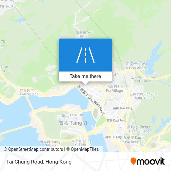 Tai Chung Road map