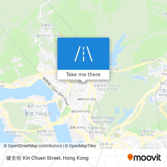 健全街 Kin Chuen Street map