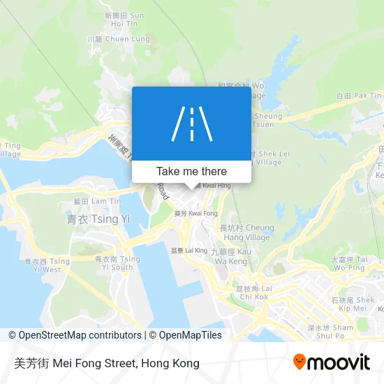 美芳街 Mei Fong Street地圖