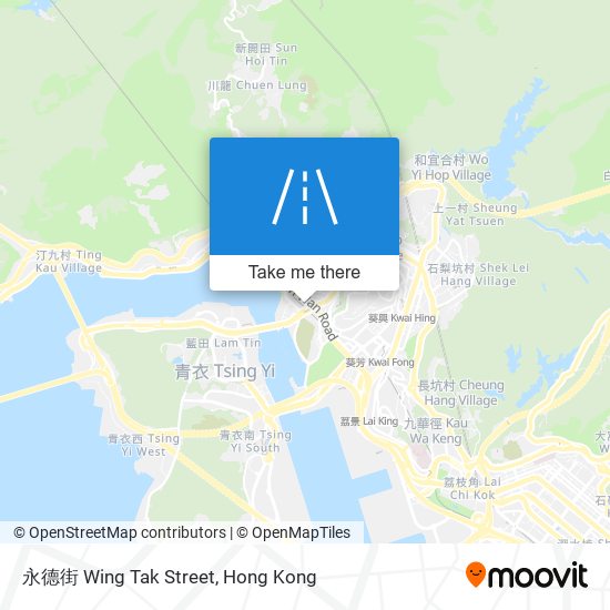 永德街 Wing Tak Street map