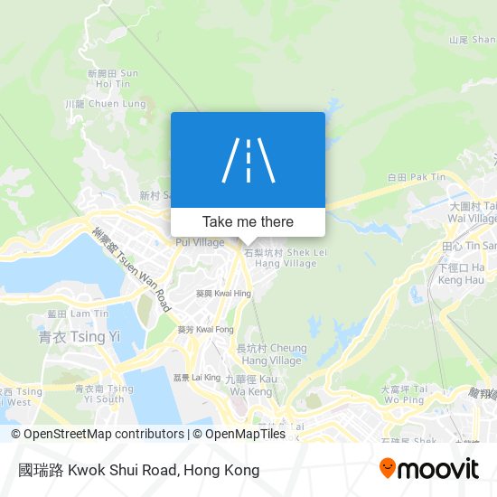 國瑞路 Kwok Shui Road map