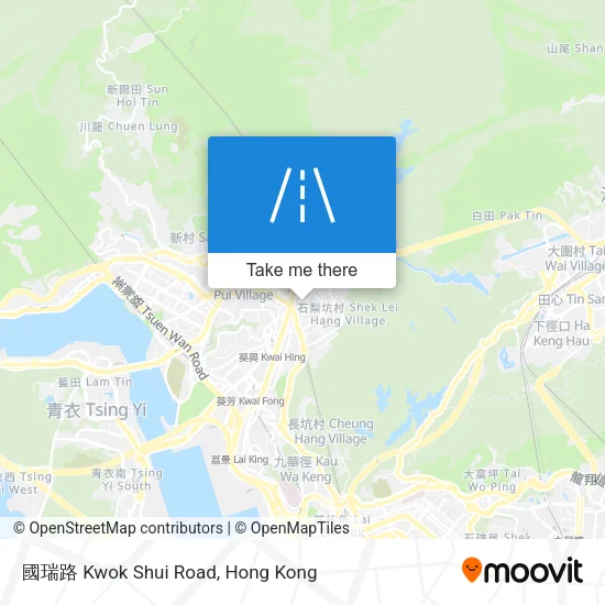 國瑞路 Kwok Shui Road map