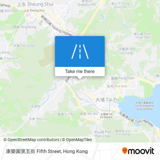 康樂園第五街 Fifth Street map