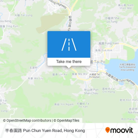 半春園路 Pun Chun Yuen Road map