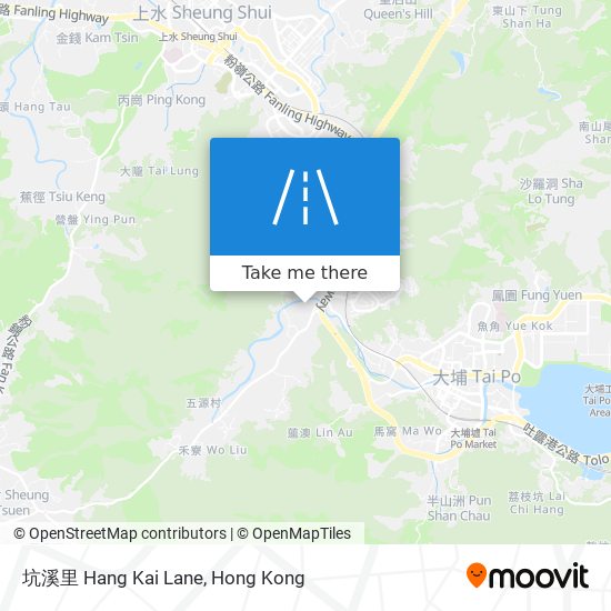 坑溪里 Hang Kai Lane map