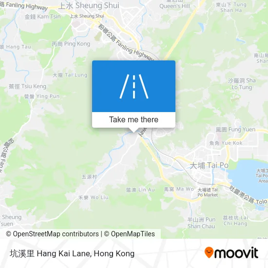 坑溪里 Hang Kai Lane map