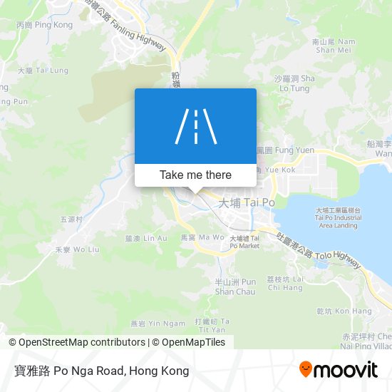 寶雅路 Po Nga Road map
