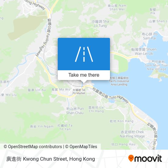廣進街 Kwong Chun Street地圖