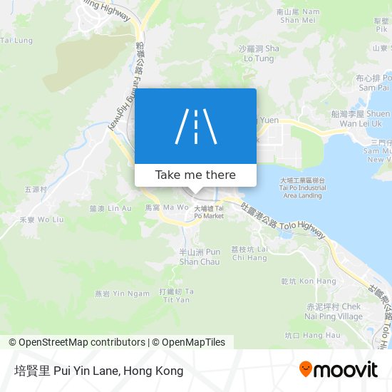 培賢里 Pui Yin Lane map