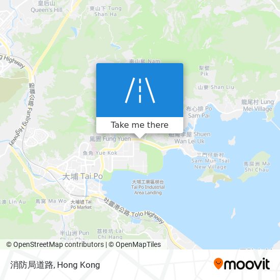 消防局道路 map