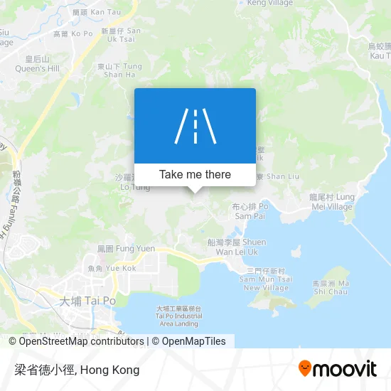 梁省德小徑 map