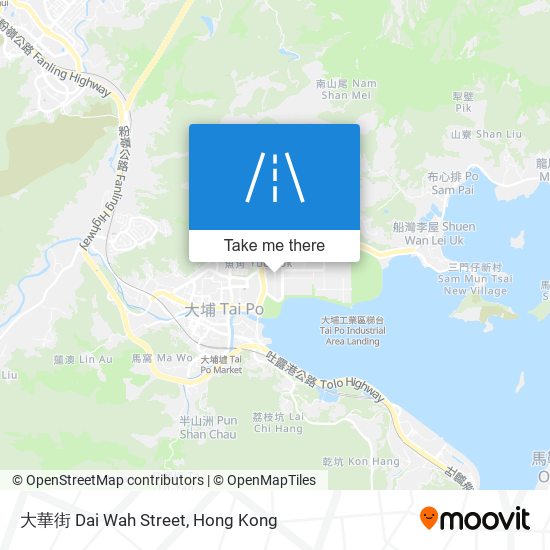 大華街 Dai Wah Street map