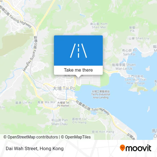 大華街 Dai Wah Street map