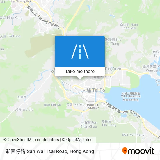 新圍仔路 San Wai Tsai Road map