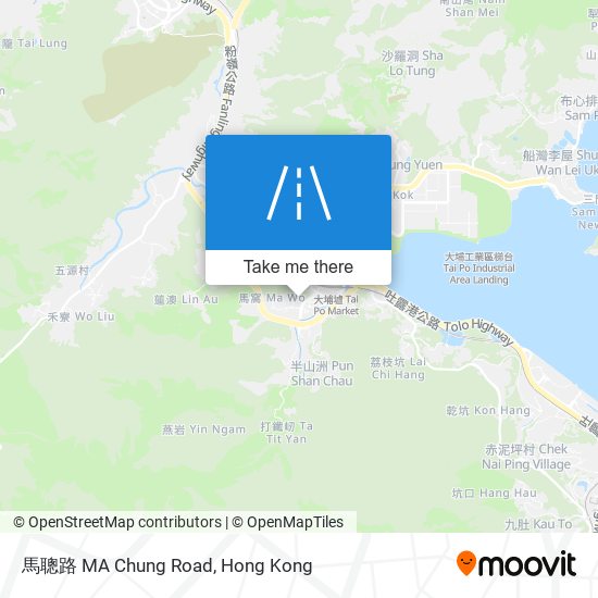 馬聰路 MA Chung Road map