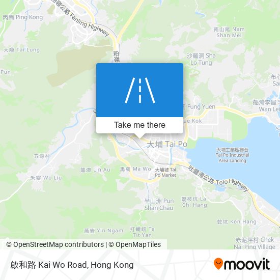 啟和路 Kai Wo Road map