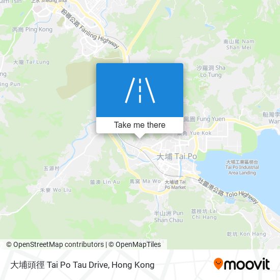 大埔頭徑 Tai Po Tau Drive map