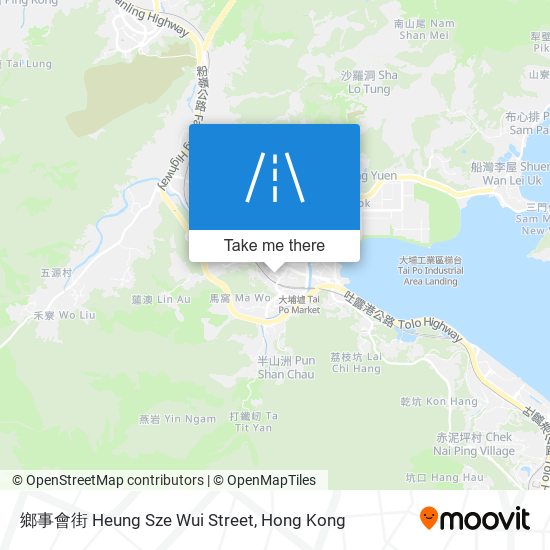 鄉事會街 Heung Sze Wui Street map