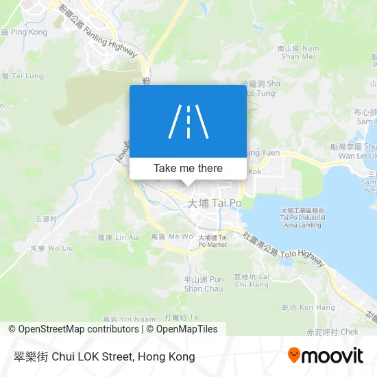 翠樂街 Chui LOK Street map