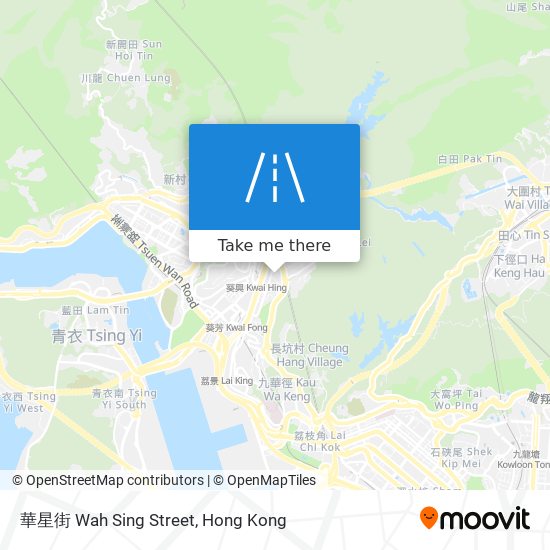 華星街 Wah Sing Street map