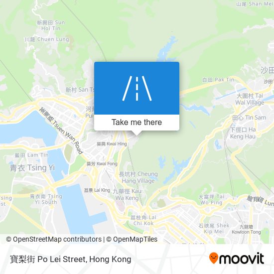 寶梨街 Po Lei Street map