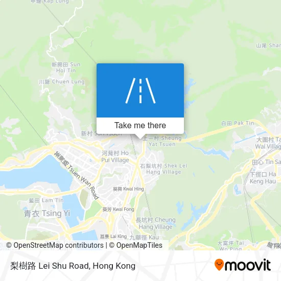 梨樹路 Lei Shu Road map