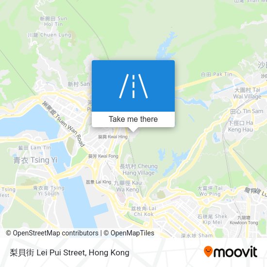 梨貝街 Lei Pui Street map