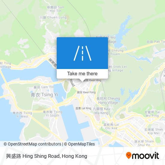 興盛路 Hing Shing Road map