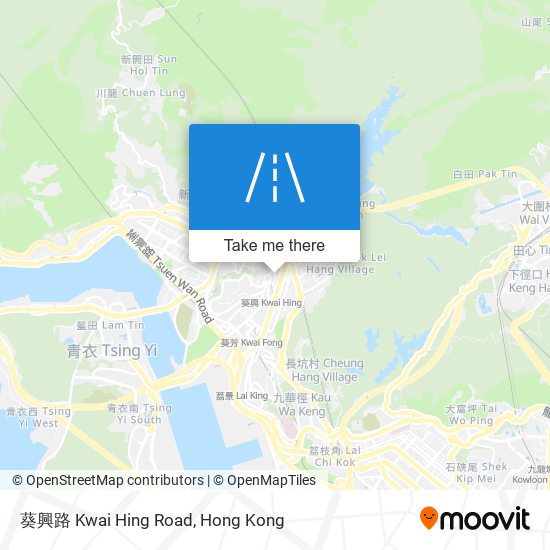 葵興路 Kwai Hing Road map