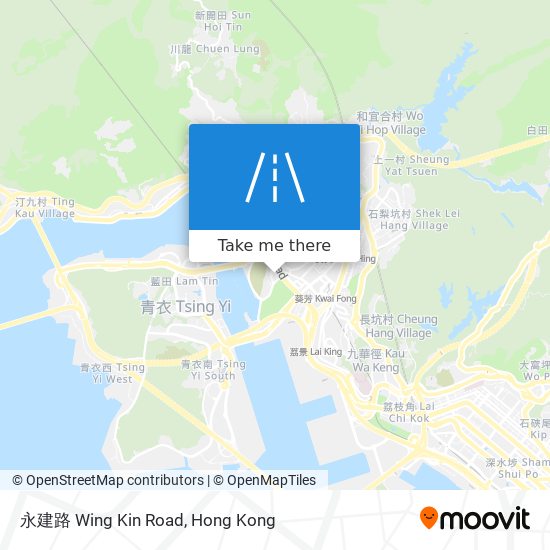 永建路 Wing Kin Road map